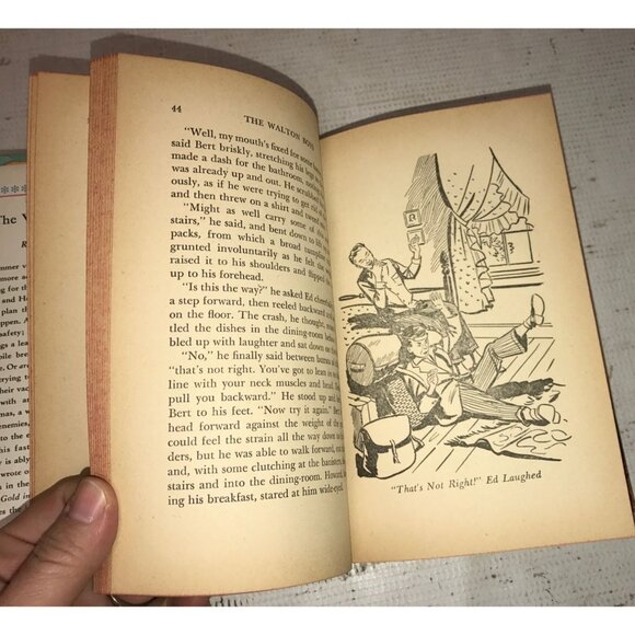 The Walton Boys and Rapids Ahead Hardback Vintage Book - Picture 9 of 11
